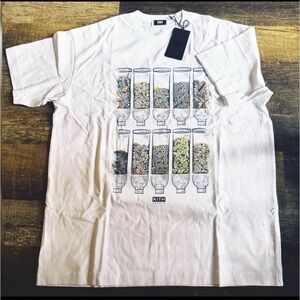KITH Treats Cereal Dispenser Vintage Tee • Store Exclusive • White • 2025